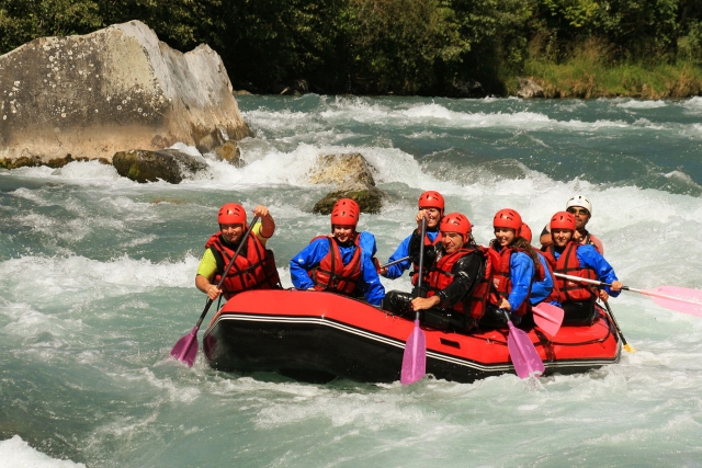  Curso de rafting St Clement em Embrun 